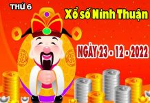 Phân tích XSNT ngày 23/12/2022 đài Ninh Thuận thứ 6 hôm nay chính xác nhất