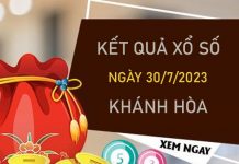 Phân tích XSKH 30/7/2023 chốt song thủ đài Khánh Hòa