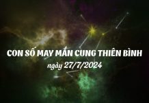 Con số may mắn của cung Thiên Bình ngày 27/7/2024 tiền xếp chật ví