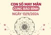 Phân tích con số may mắn của cung Bảo Bình ngày 13/9/2024