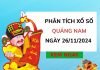 Phân tích con số may mắn xổ số Quảng Nam ngày 26/11/2024