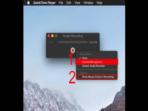 Cách ghi lại màn hình máy tính Macbook