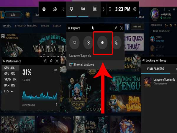 cách ghi lại màn hình máy tính