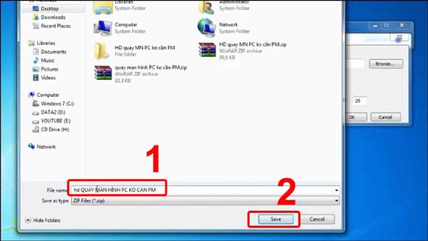nhấn tổ hợp phím Windows + Alt + R