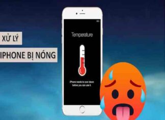 điện thoại iphone bị nóng