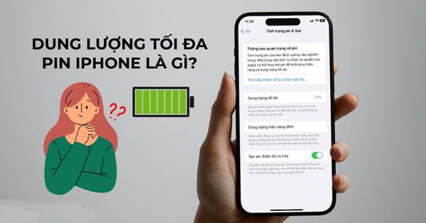 Dung lượng tối đa pin iPhone là gì?